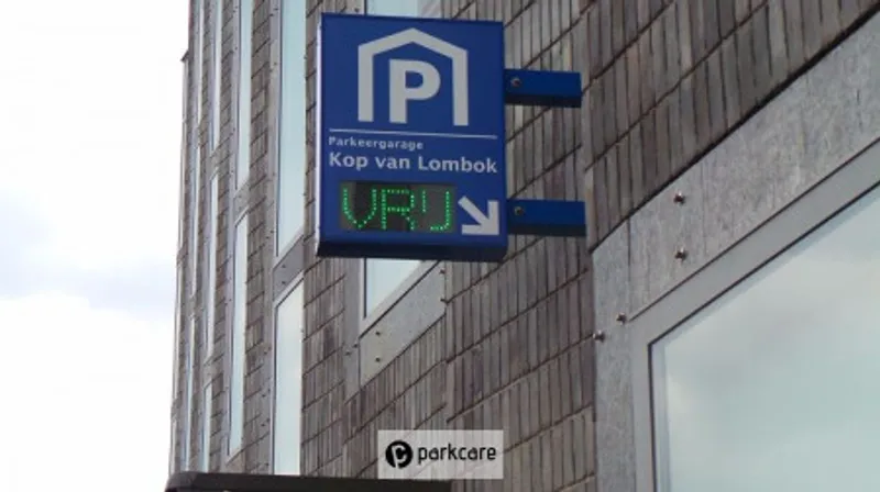 Bord voor Parkeergarage Kop van Lombok Utrecht