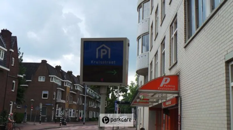 Ingang Parkeergarage Kruisstraat Utrecht P1